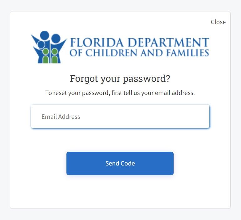 MyAccessFlorida forgot your password